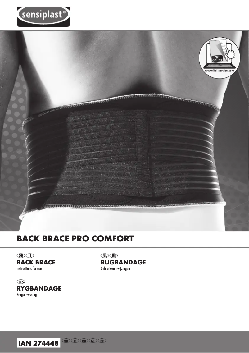 Image de la première page du manuel de l'appareil IAN 274448