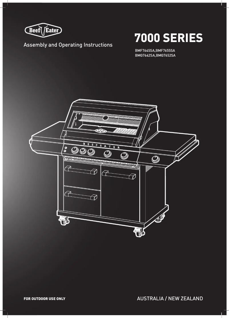Page n°1 - Manuel utilisateur BeefEater 7000 Classic BBG7650SA