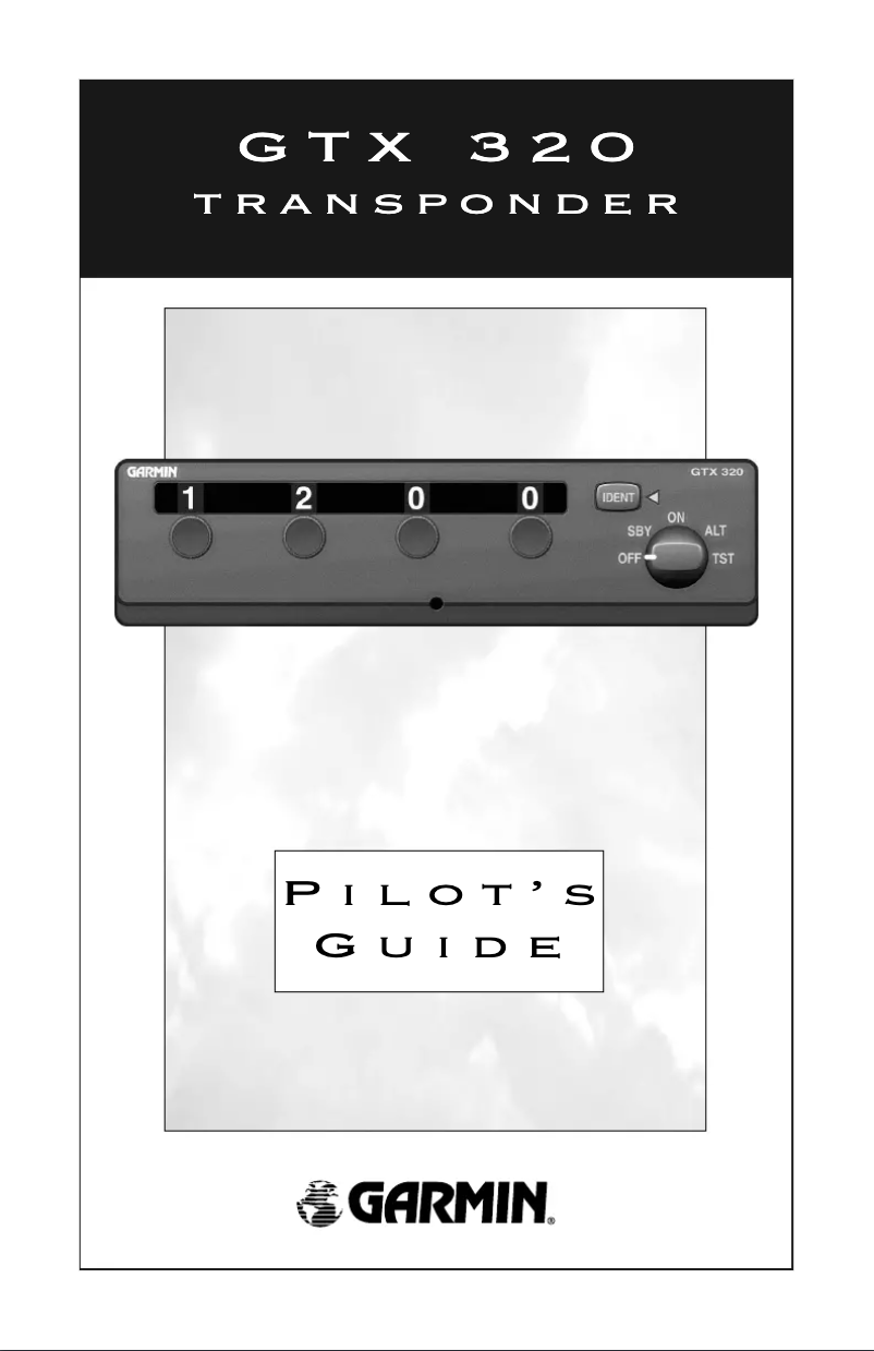 Page 1 de la notice Manuel utilisateur Garmin GTX 320A