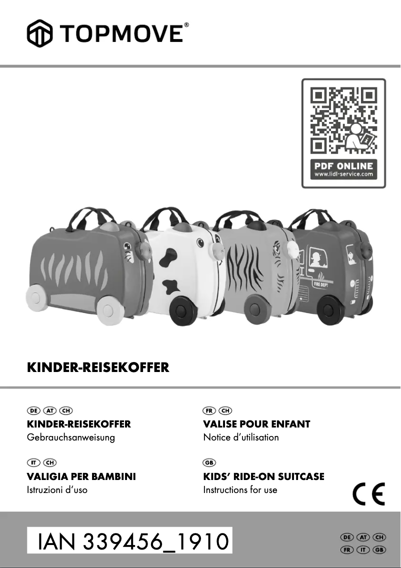 Página 1 del manual Manual de usuario Topmove IAN 339456