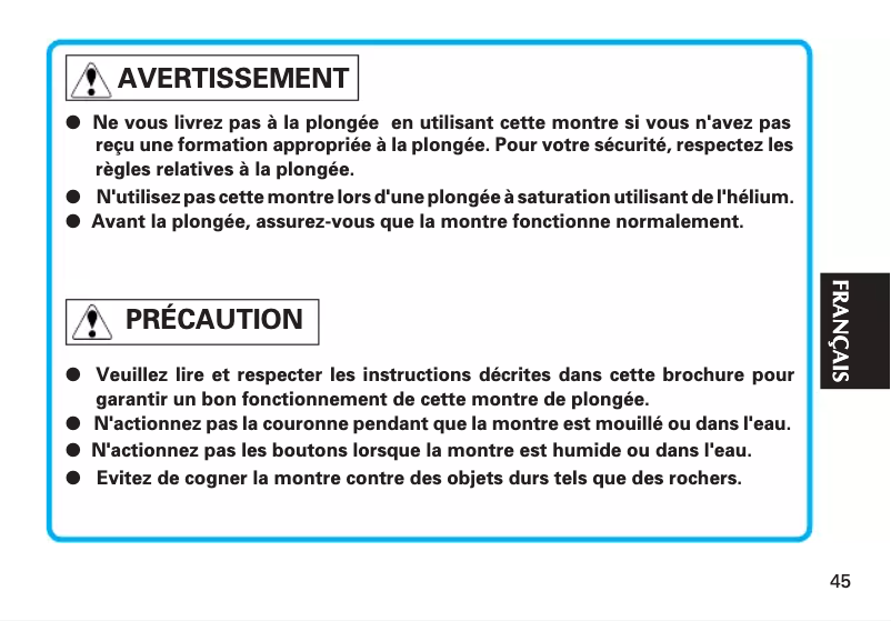 Page n°1 - Manuel utilisateur Seiko Premier SNE455P1