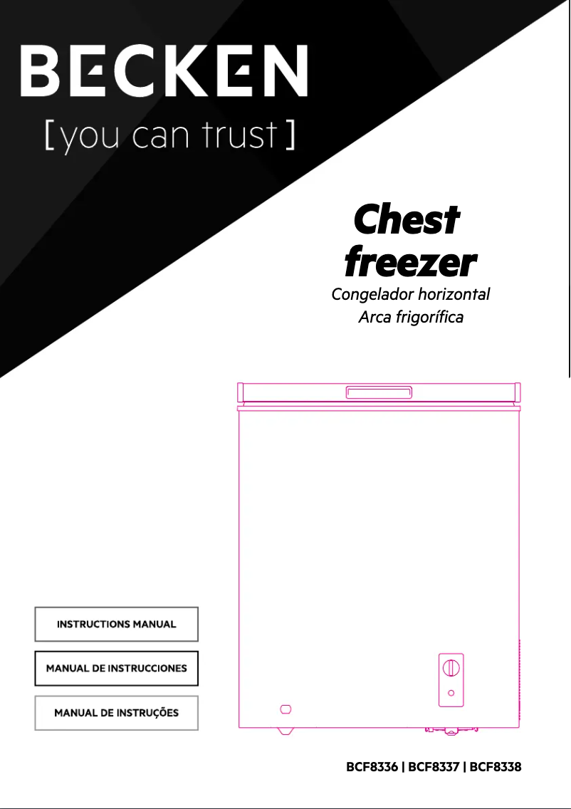 Página 1 del manual Manual de usuario Becken BCF8336