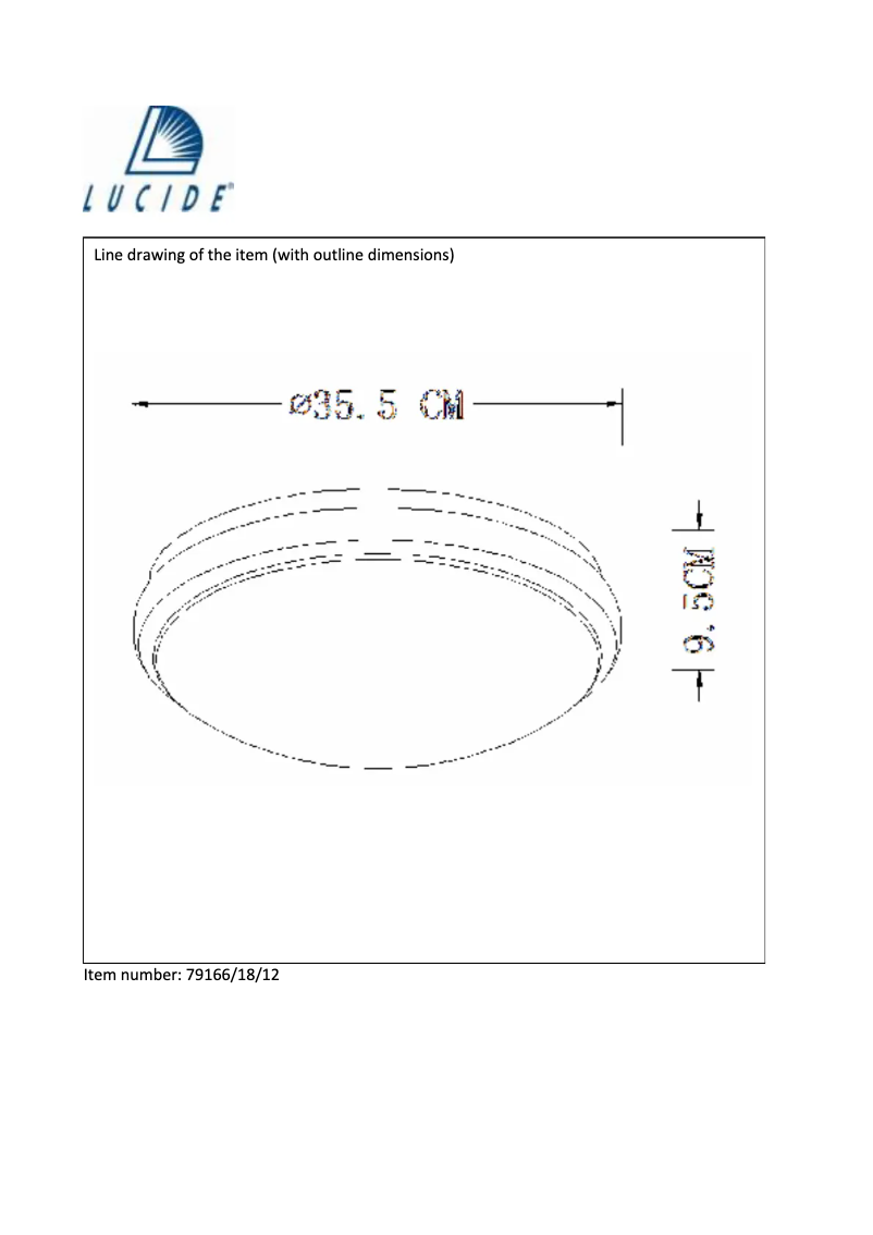 Page 1 de la notice Manuel utilisateur Lucide Casper I