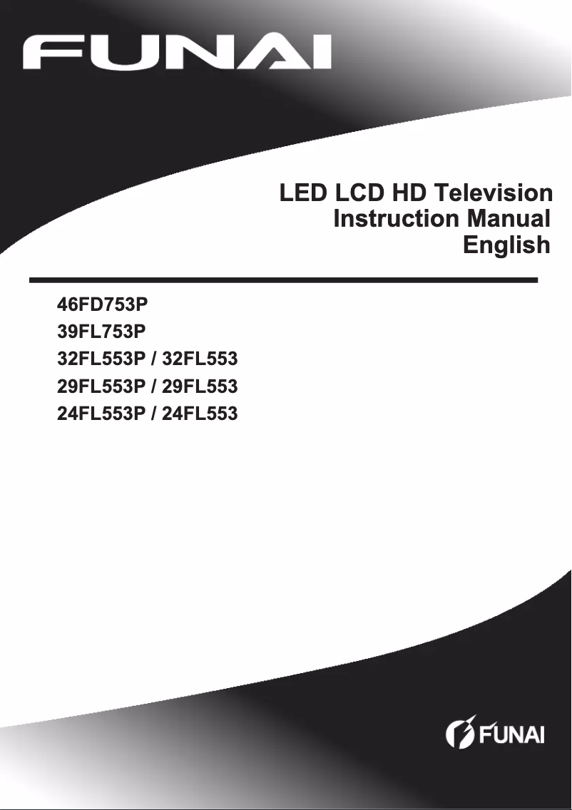 Page 1 de la notice Manuel utilisateur Funai 39FL753P