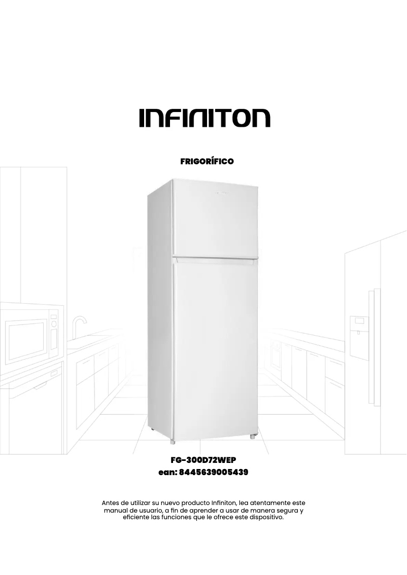Image de la première page du manuel de l'appareil FG-300D72WEP