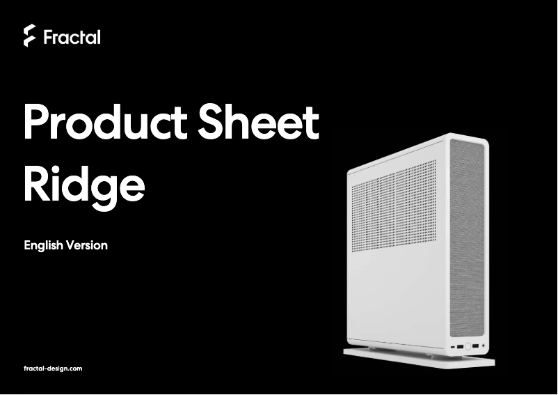 Imagen de la primera página del manual del dispositivo Ridge