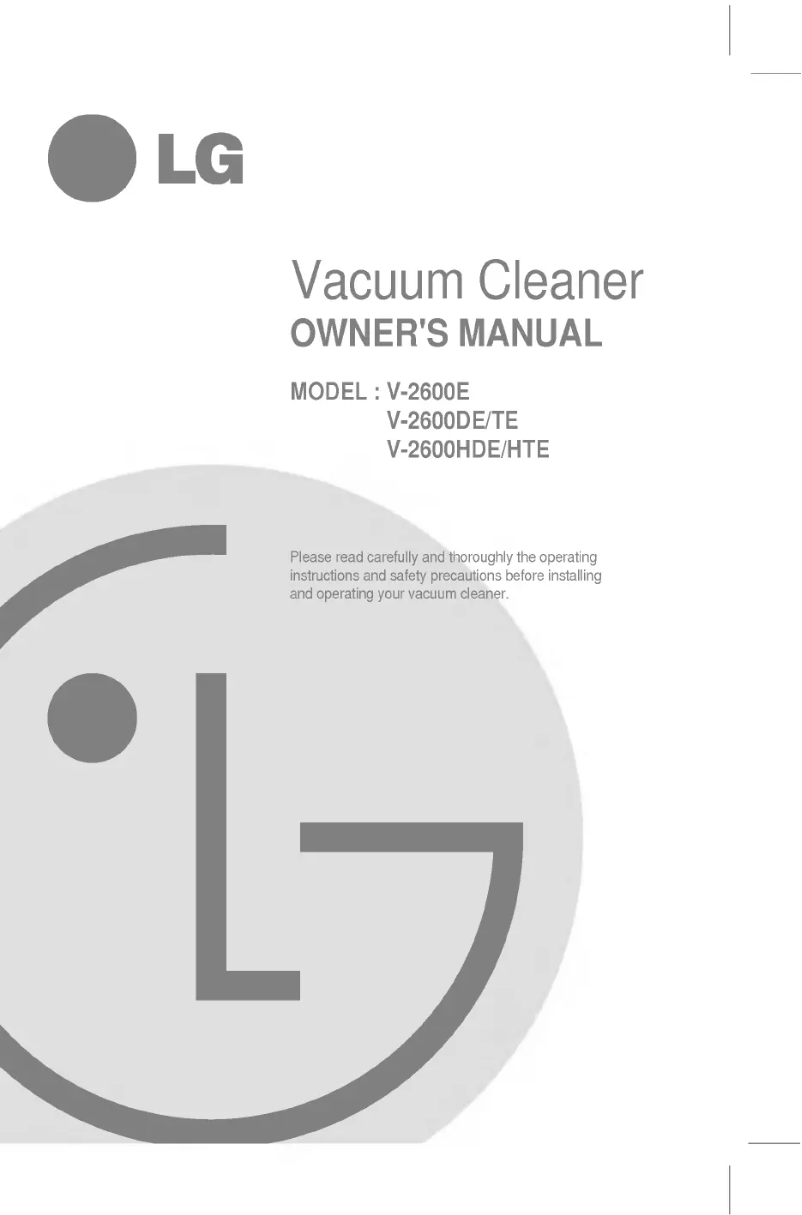 Page n°1 - Manuel utilisateur LG V-2600DE