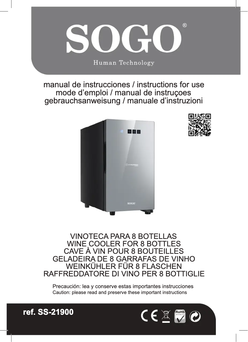 Page 1 de la notice Manuel utilisateur Sogo NEV-SS-21900