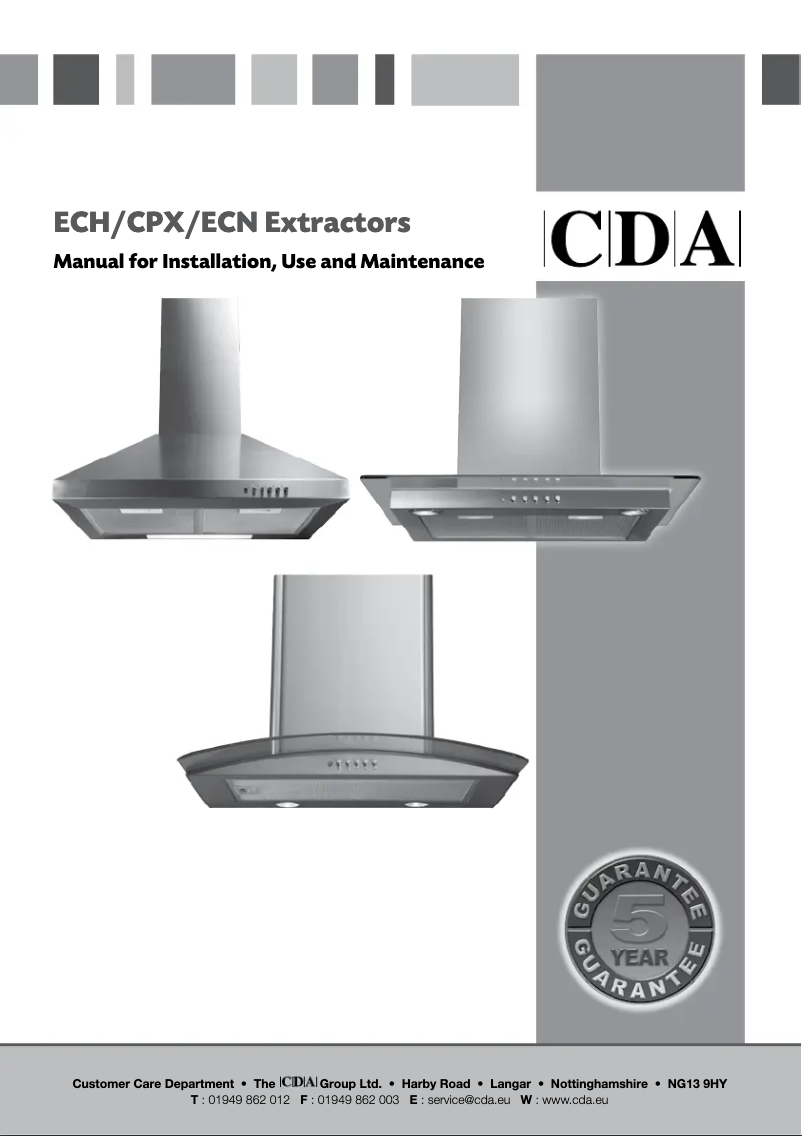 Image de la première page du manuel de l'appareil ECN61SS