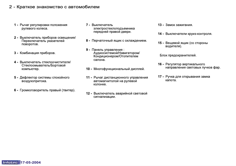 Page 1 de la notice Manuel utilisateur Peugeot 407 (2004)