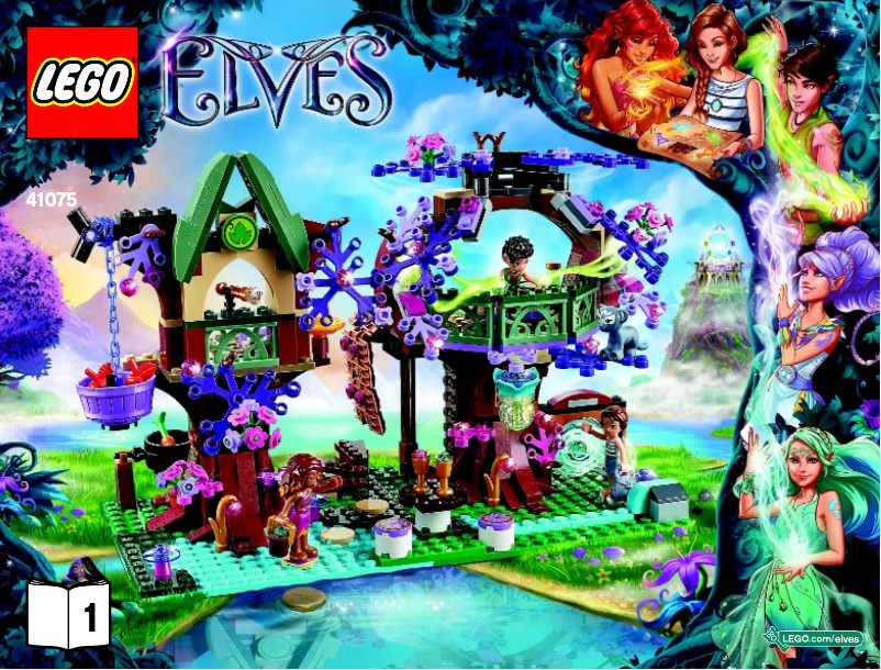 Page 1 de la notice Manuel utilisateur Lego Elves 41075