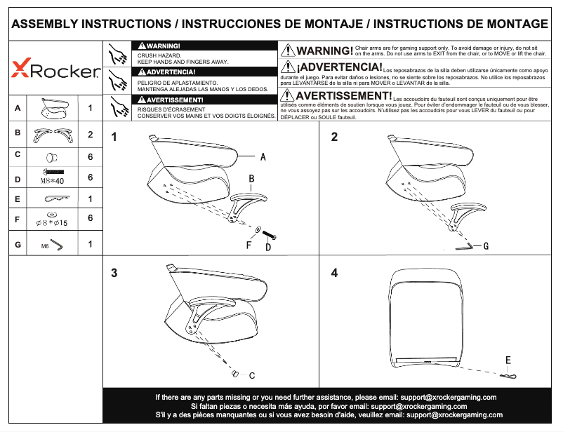 Image de la première page du manuel de l'appareil G-Force RGB XL
