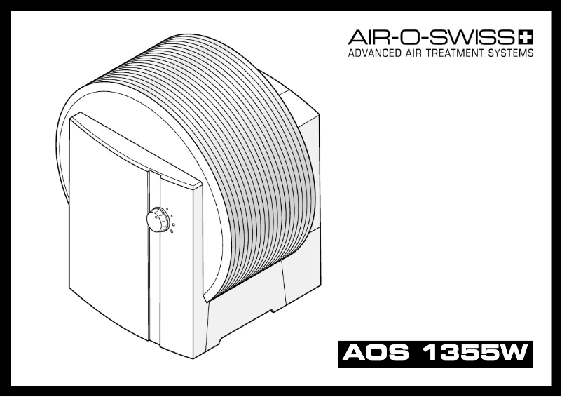 Image de la première page du manuel de l'appareil AOS 1355W
