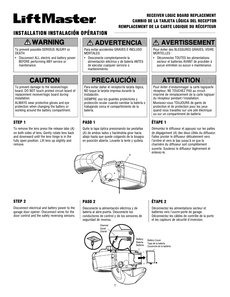 Imagen de la primera página del manual del dispositivo 041DB002-2