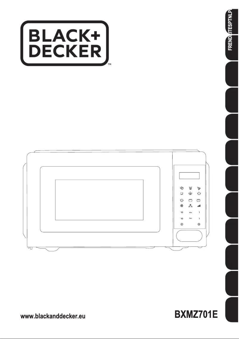 Page 1 de la notice Manuel utilisateur Black & Decker BXMZ701E