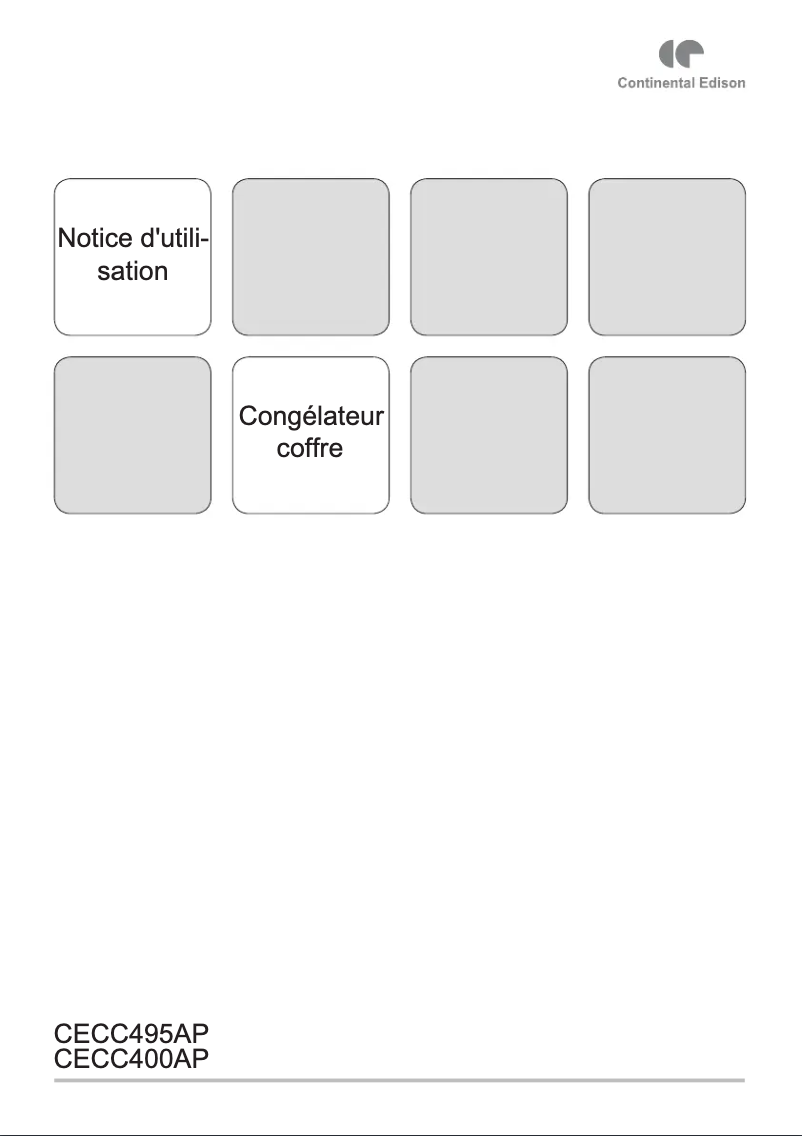 Page n°1 - Manuel utilisateur Continental Edison CECC400AP