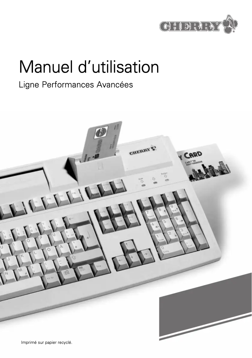 Page n°1 - Manuel utilisateur Cherry G81-7005