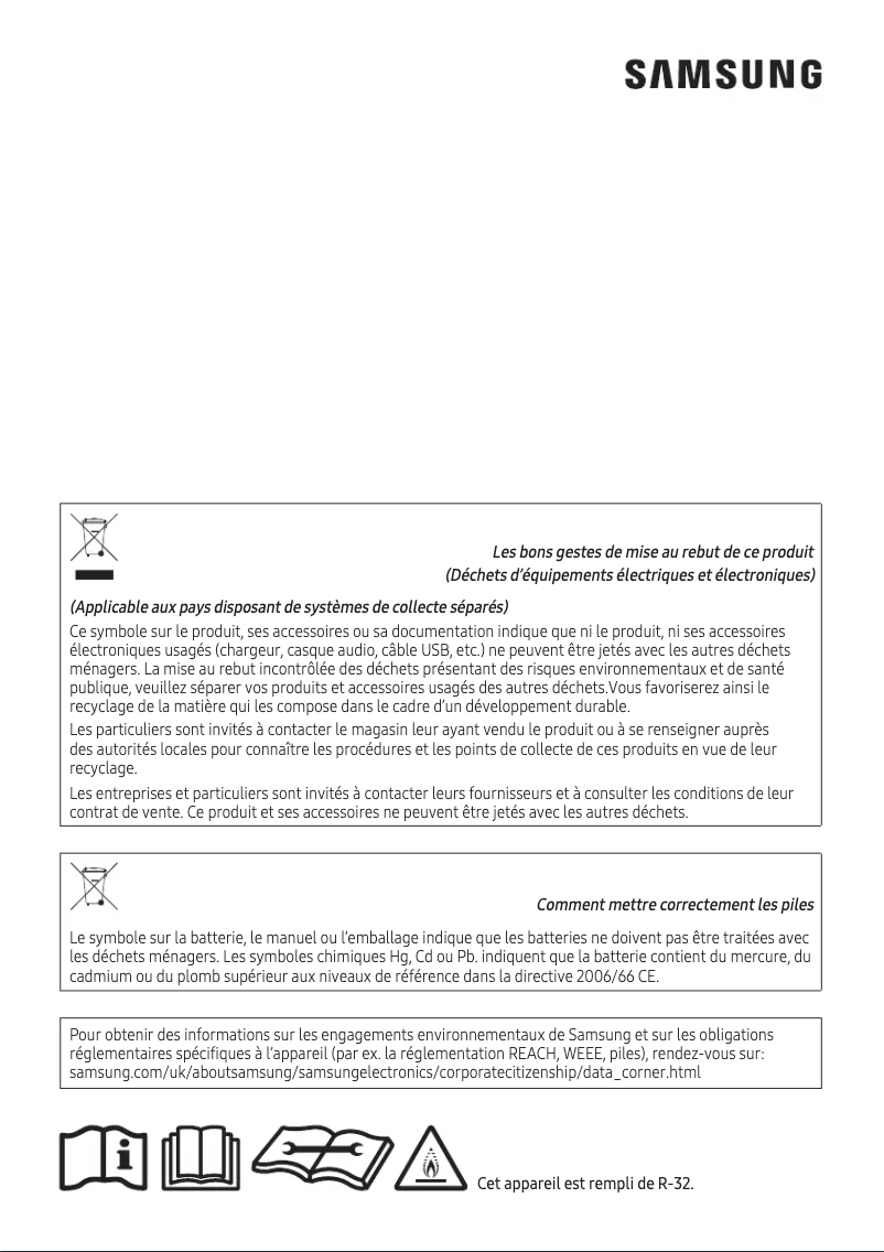 Page n°1 - Manuel utilisateur Samsung AR09NXFPEWQNEU