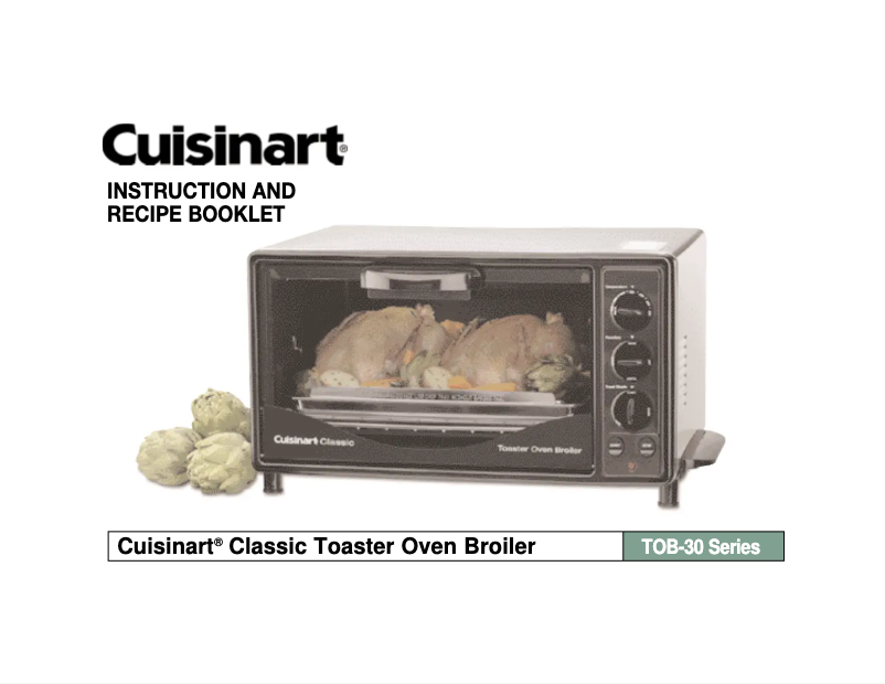 Page 1 de la notice Manuel utilisateur Cuisinart TOB-30