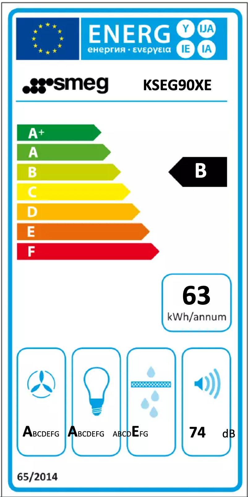 Image de la première page du manuel de l'appareil KSEG90XE