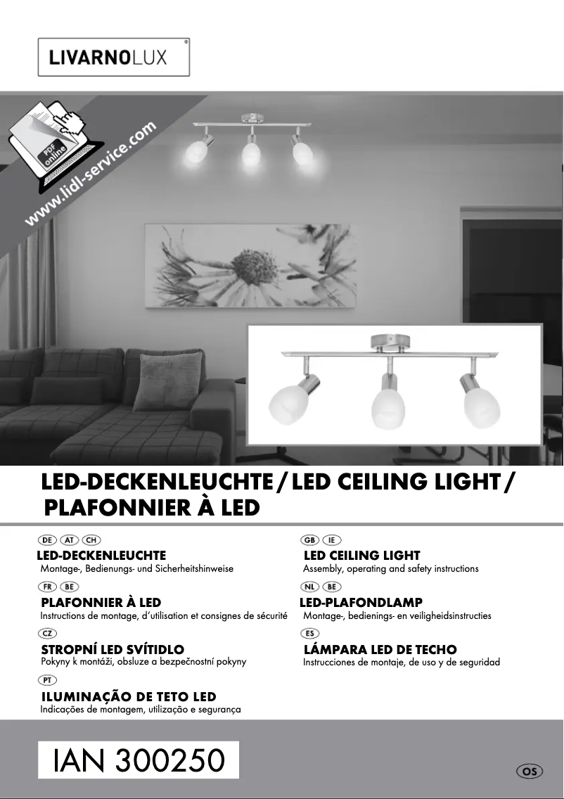 Image de la première page du manuel de l'appareil IAN 300250