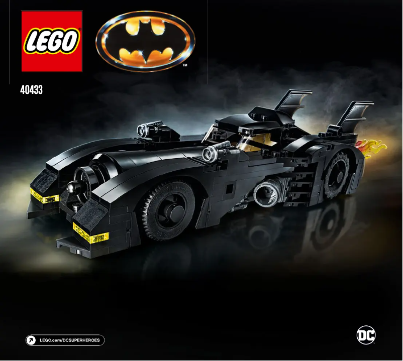 Page 1 de la notice Manuel utilisateur Lego DC Super Heroes 40433