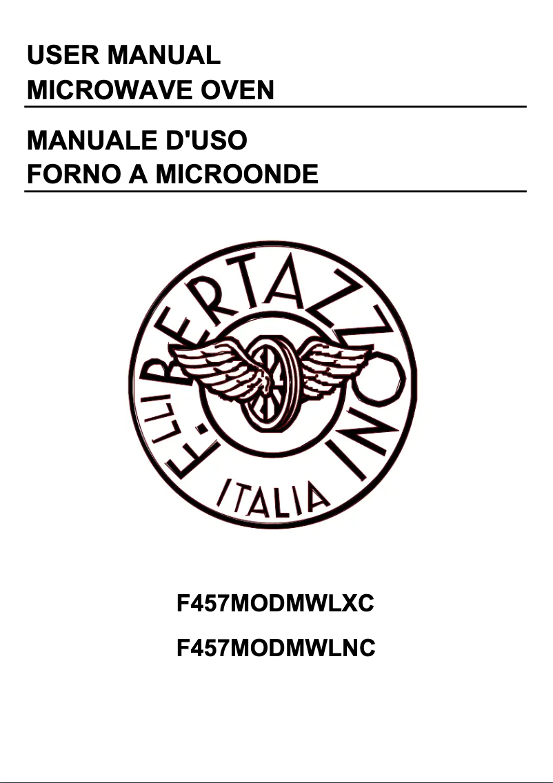 Image de la première page du manuel de l'appareil F457MODMWLXC