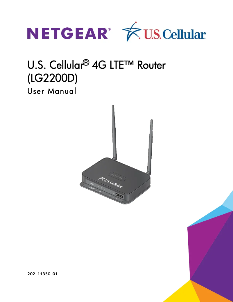 Page 1 de la notice Manuel utilisateur Netgear U.S. Cellular LG2200D