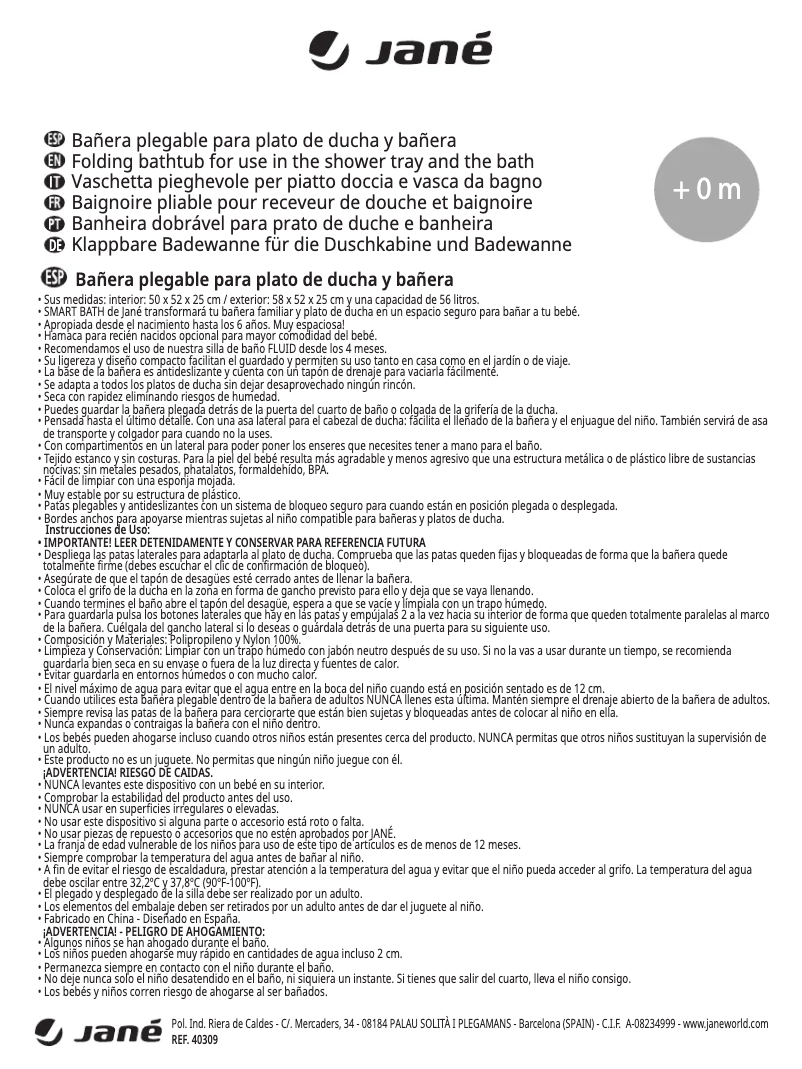 Image de la première page du manuel de l'appareil Smart Bath