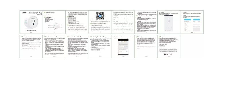 Image de la première page du manuel de l'appareil NSH-1000