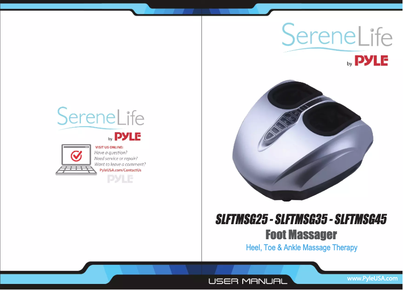 Page 1 de la notice Manuel utilisateur SereneLife SLFTMSG45.5