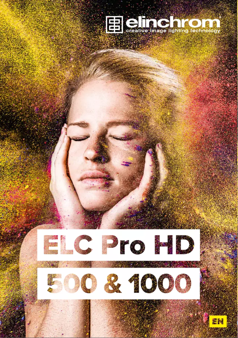 Page 1 of the manual User Manual Elinchrom ELC Pro HD 500