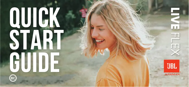 Page 1 de la notice Manuel utilisateur JBL Live Flex