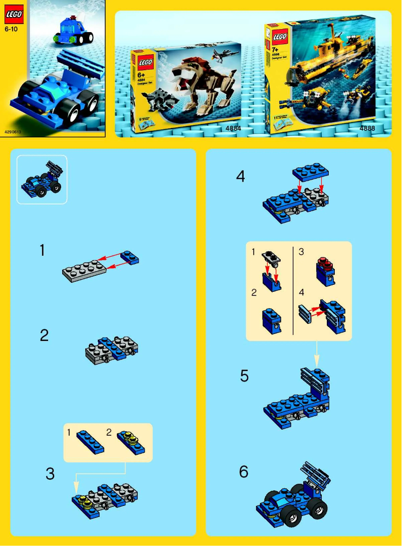 Page 1 de la notice Manuel utilisateur Lego Vehicles