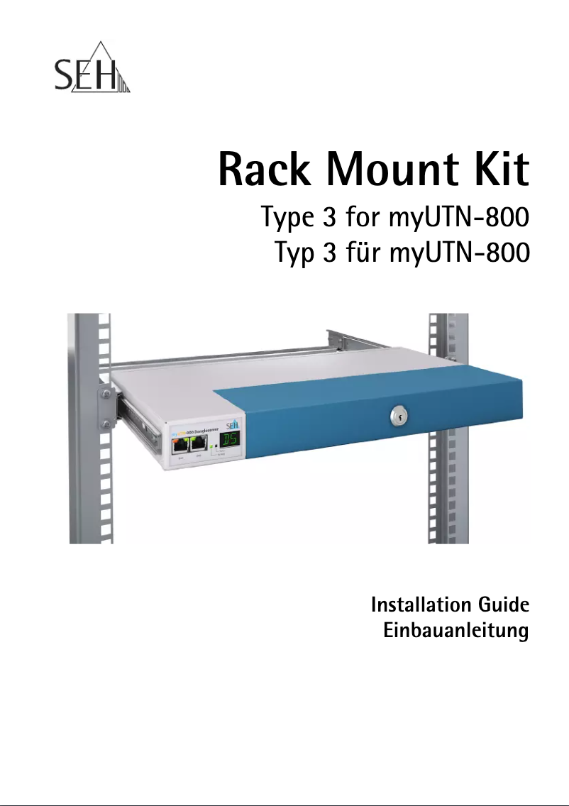 Page 1 de la notice Manuel utilisateur SEH RMK3
