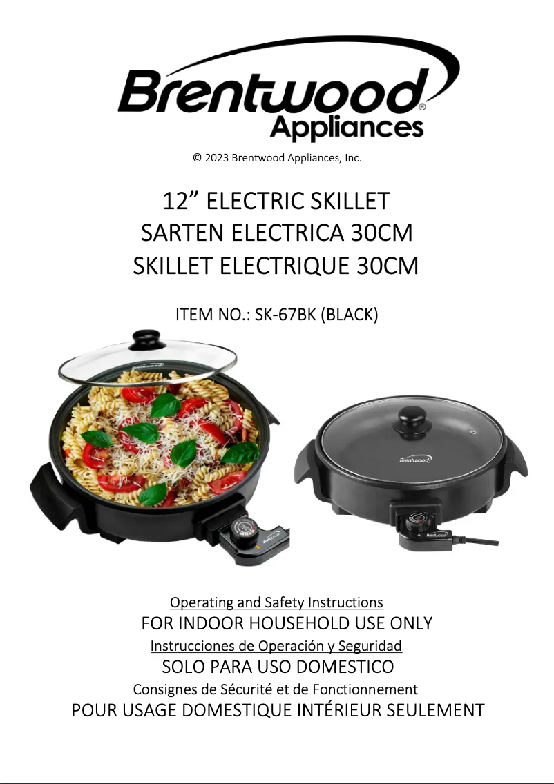 Image de la première page du manuel de l'appareil SK-67BK