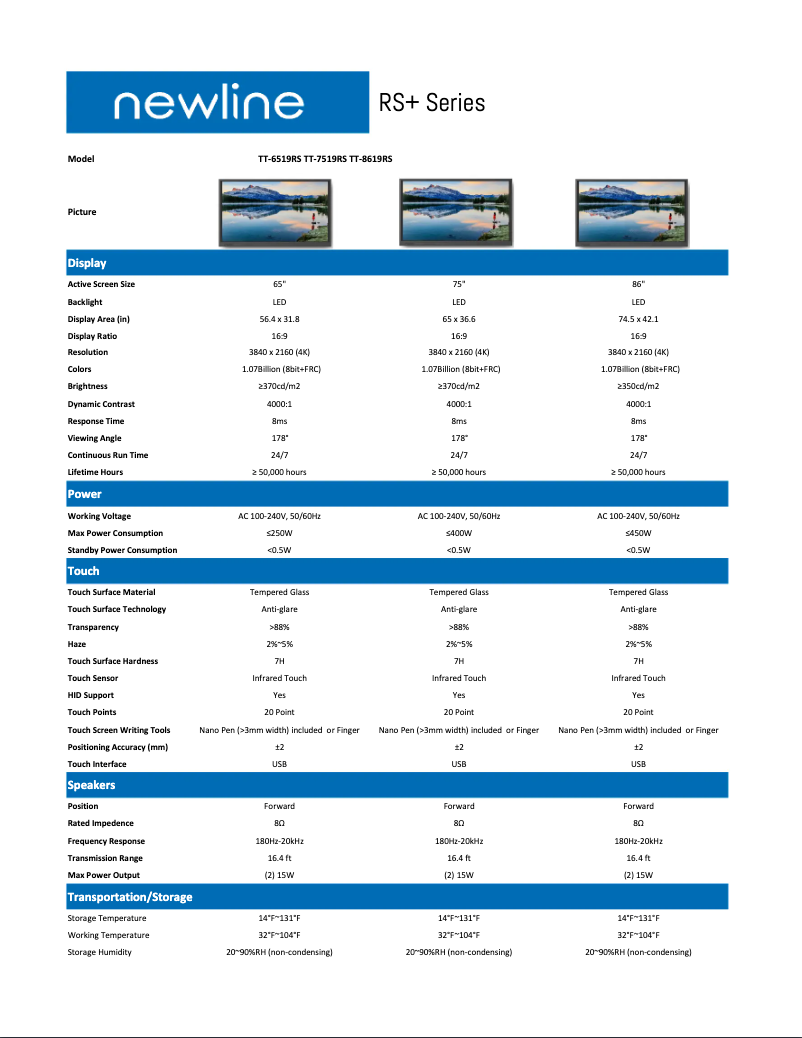 Image de la première page du manuel de l'appareil TT-7519RS