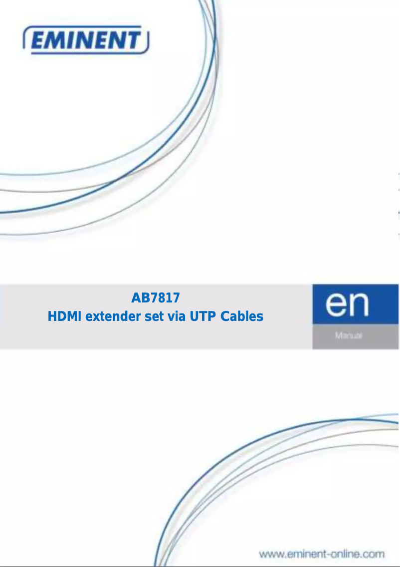 Page 1 de la notice Manuel utilisateur Eminent AB7817