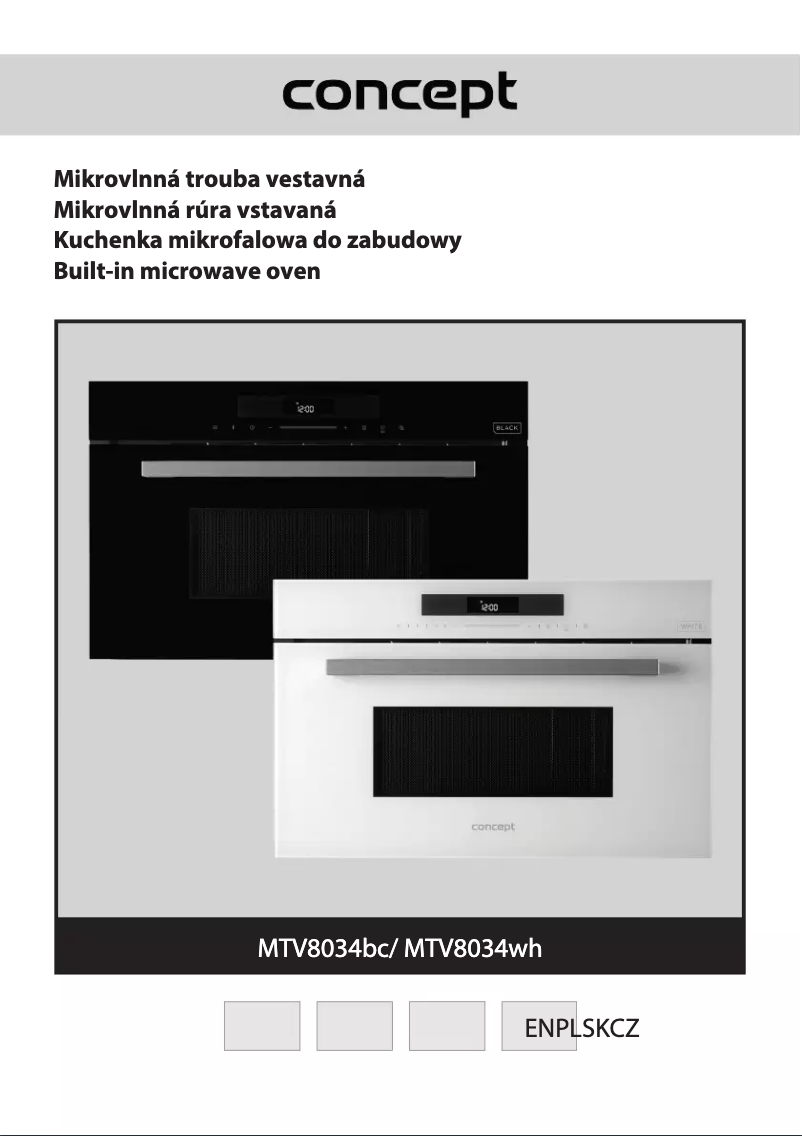 Page 1 de la notice Manuel utilisateur Concept MTV8034bc