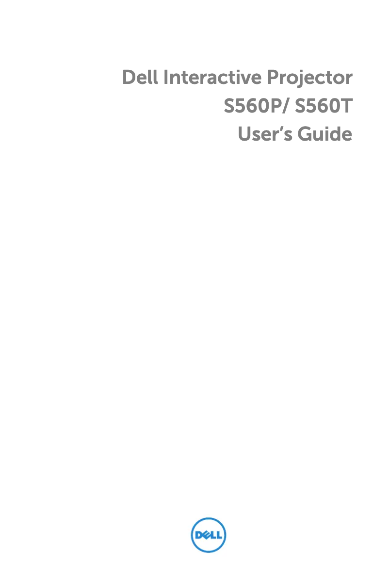 Page n°1 - Manuel utilisateur Dell S560P