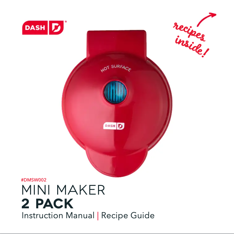 Page 1 de la notice Manuel utilisateur Dash DMSW002BK