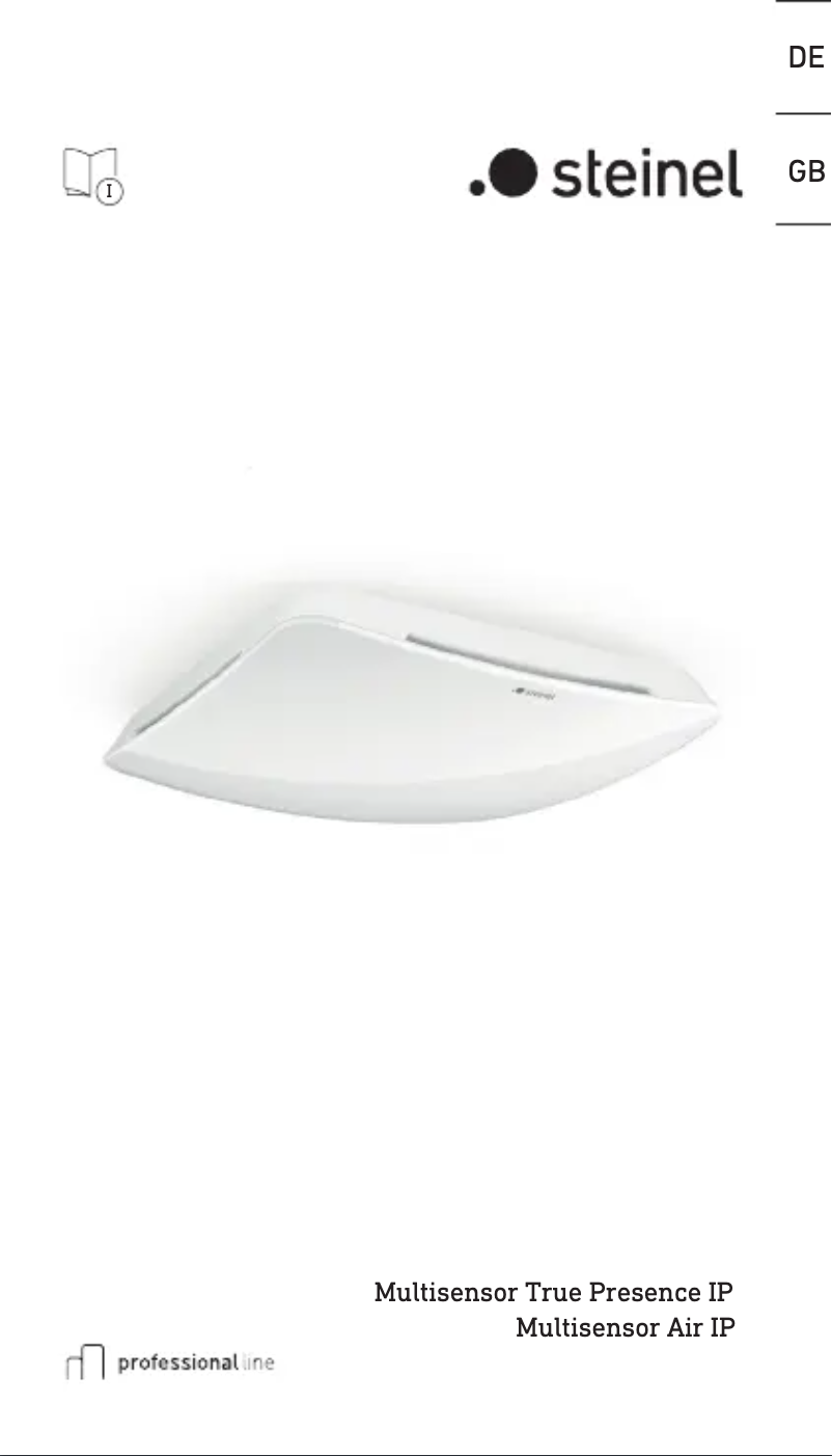 Page n°1 - Manuel utilisateur Steinel Multisensor True Presence IP