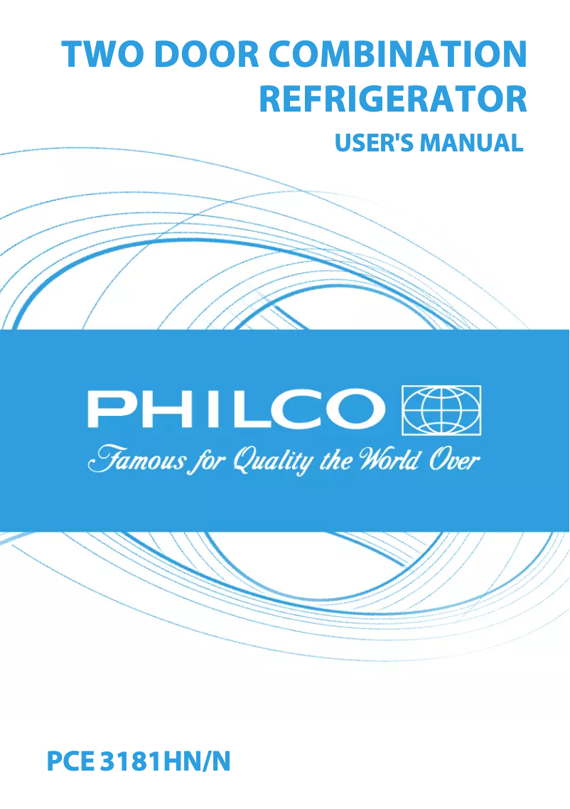 Page 1 de la notice Manuel utilisateur Philco PCE 3181 HN