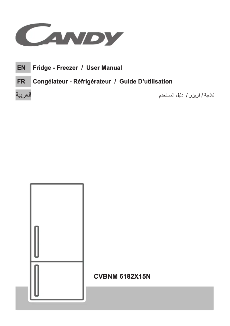 Page n°1 - Manuel utilisateur Candy CVBNM 6182X15N