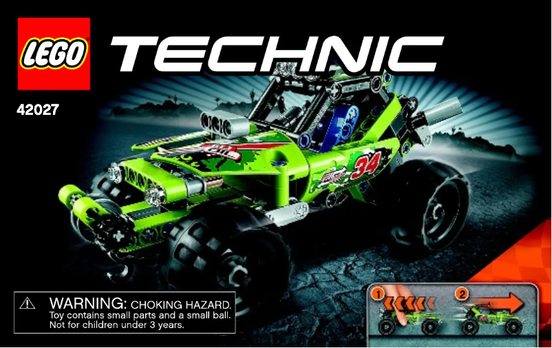 Page 1 de la notice Manuel utilisateur Lego Technic 42027