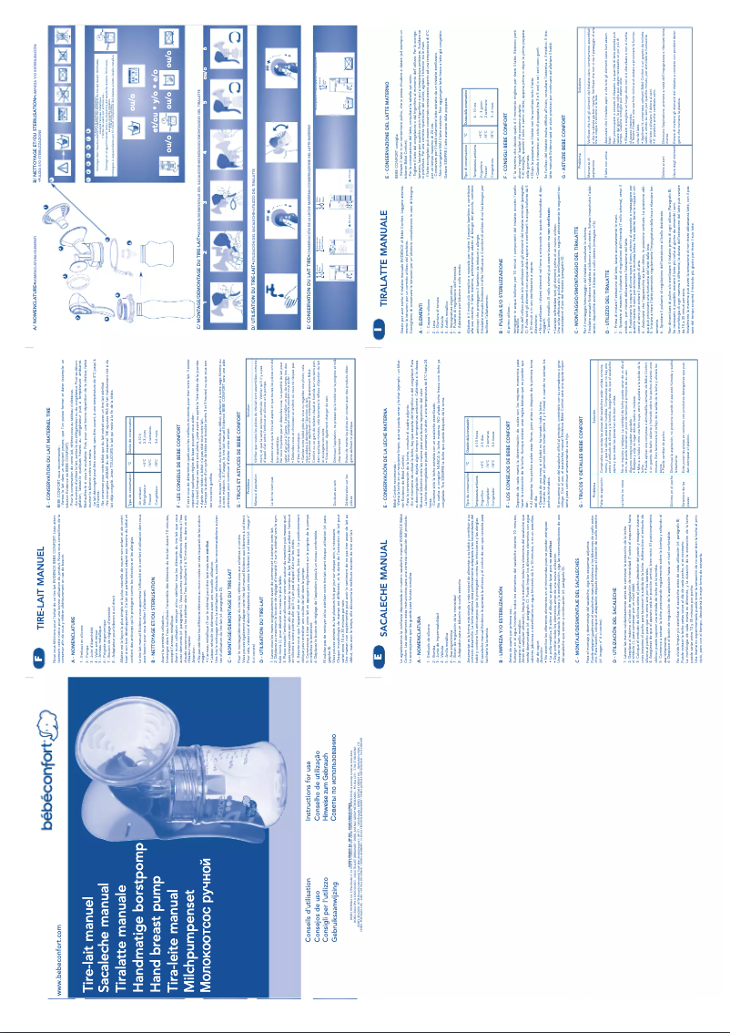 Page 1 de la notice Manuel utilisateur Bebe Confort Maternity