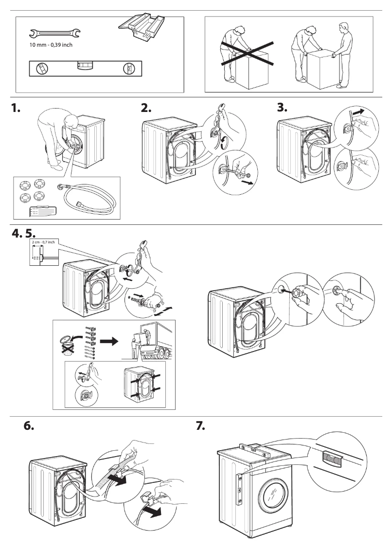 Page n°1 - Label énergétique Indesit MTWA 81483 S UK