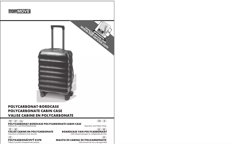 Page n°1 - Manuel utilisateur Topmove IAN 303984