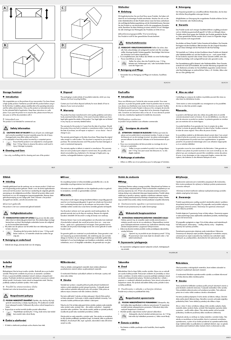 Page 1 de la notice Manuel utilisateur Livarno Lux IAN 312786