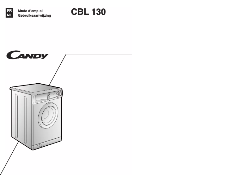 Page n°1 - Manuel utilisateur Candy Cbl 130 SY